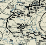 12th Army Group Situation Map - 25th of December 1944
