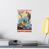 Depend on Your Work – Canadian War Effort Poster (1940s)