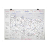 Gold Beach – Arromanches to Port-en-Bessin Defence Overprint Map (1944)