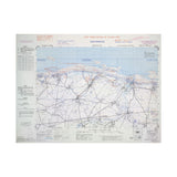 Juno–Gold Beach Defence Overprint Map of DDay (1944)