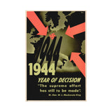 1944: Year of Decision – Canadian Wartime Poster