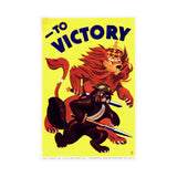 To Victory – Canadian Second World War Poster