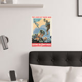 Depend on Your Work – Canadian War Effort Poster (1940s)