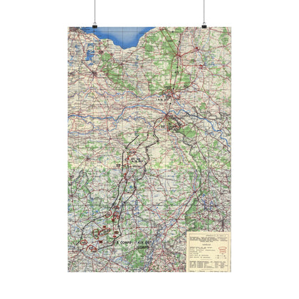 Operation Market Garden – Planning and Objectives Map (September 1944)