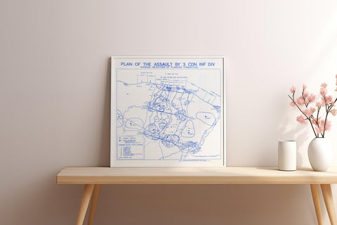 Plan of the Assault by 3rd Canadian Infantry Division