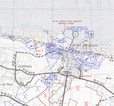 Gold Beach – Arromanches to Port-en-Bessin Defence Overprint Map (1944)