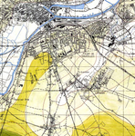 Caen - Watercolour hillshade