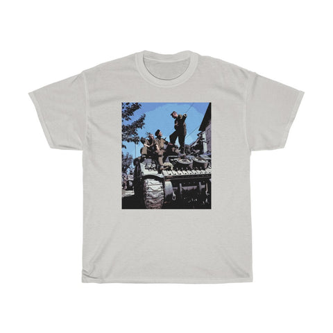 Troopers on a Sherman T-Shirt-Project '44